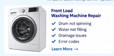 Front-load washing machine service